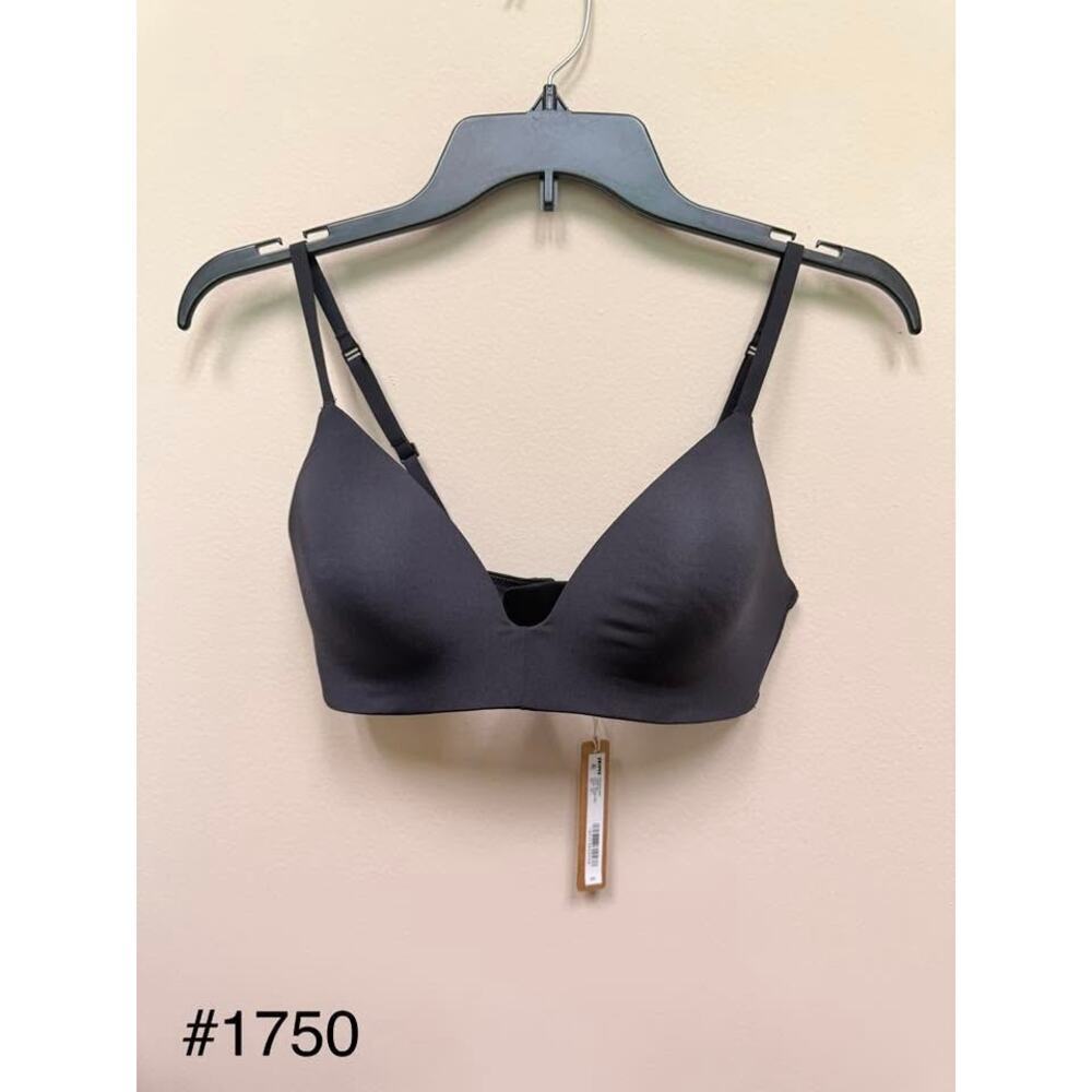 SKIMS WIRELESS FORM T-Shirt Demi Bra - Onyx Size 34C NWT #1750